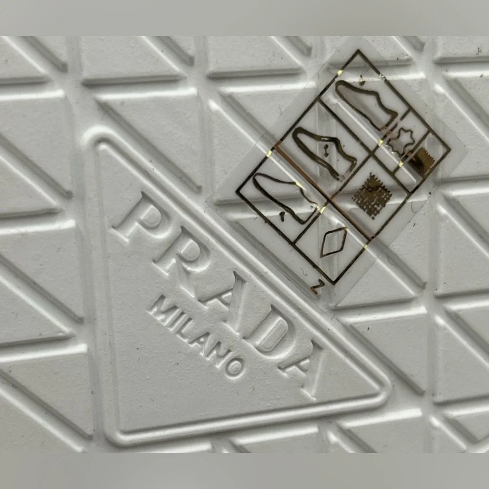 Prada Point-Toe Canvas Sneakers - Picture 8 of 8